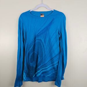 Icebreaker Merino Bodyfit 200 Long Sleeve Womens Tee-Shirt Size Large